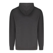 Black Cotton Men Sweater