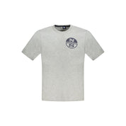 Gray Cotton Men's T-Shirt