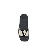 Multicolor Calf Leather Bos Taurus Sandals