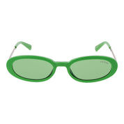 Green Plastic Sunglasses