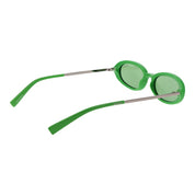 Green Plastic Sunglasses