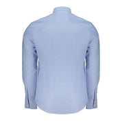 Light Blue Cotton Men Shirt