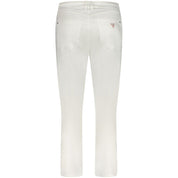 White Cotton Women Skinny Jean