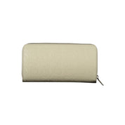 Beige Polyethylene Women Wallet