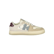 Beige Polyester Men Sneaker