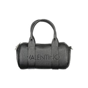 Black Polyurethane Women Handbag
