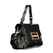 Nero Polyurethane Women Handbag