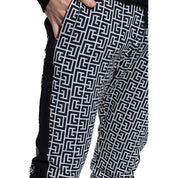 Black Cotton Jeans & Pant