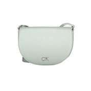 Light Blue Polyethylene Women Handbag