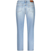 Light Blue Cotton Women Jeans
