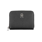 Black Polyurethane Women Wallet