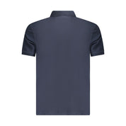 Blue Cotton Polo Shirt