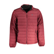 Red Polyester Men's Sports Jacket