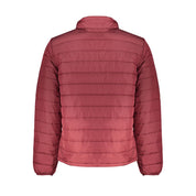 Red Polyester Men's Sports Jacket
