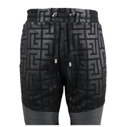 Black Cotton Jeans & Pant