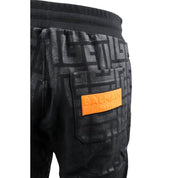 Black Cotton Jeans & Pant