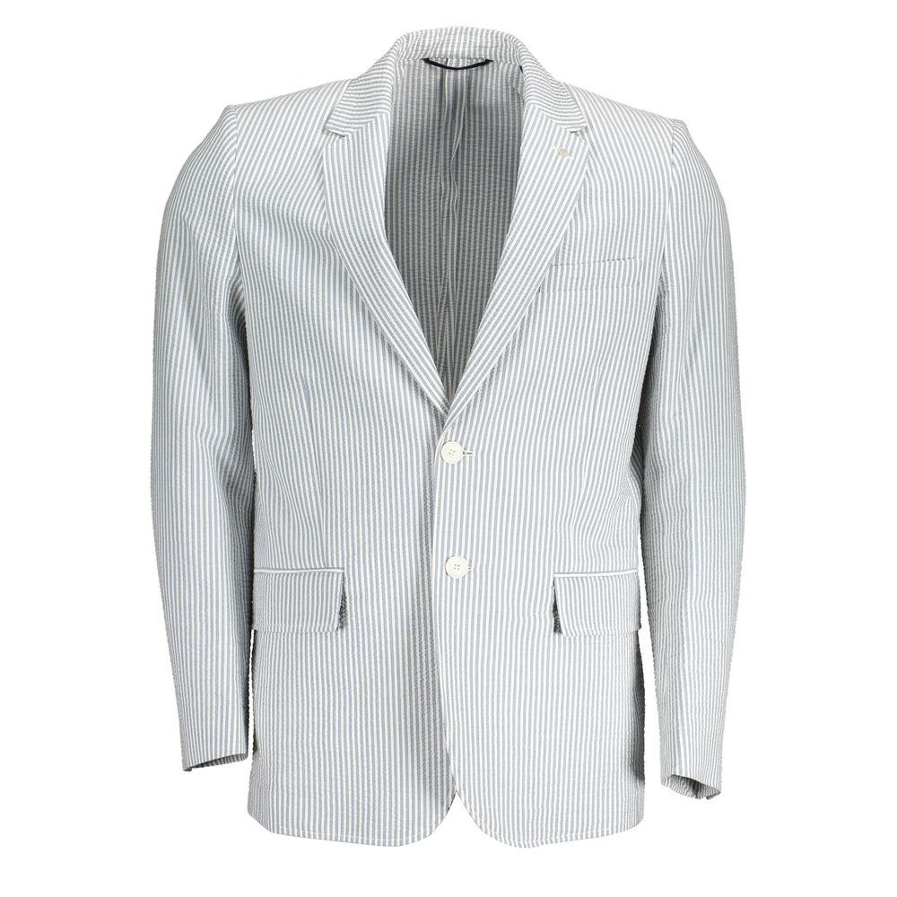 White Cotton Men's Jacket
