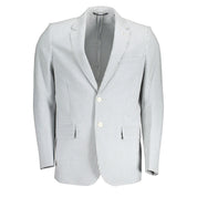 White Cotton Men's Jacket