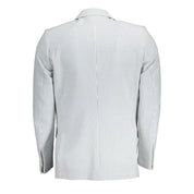 White Cotton Men's Jacket