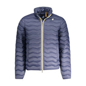 Blue Polyamide Men Jacket