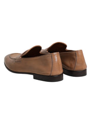Brown Leather Loafer Dress Formal Shoes