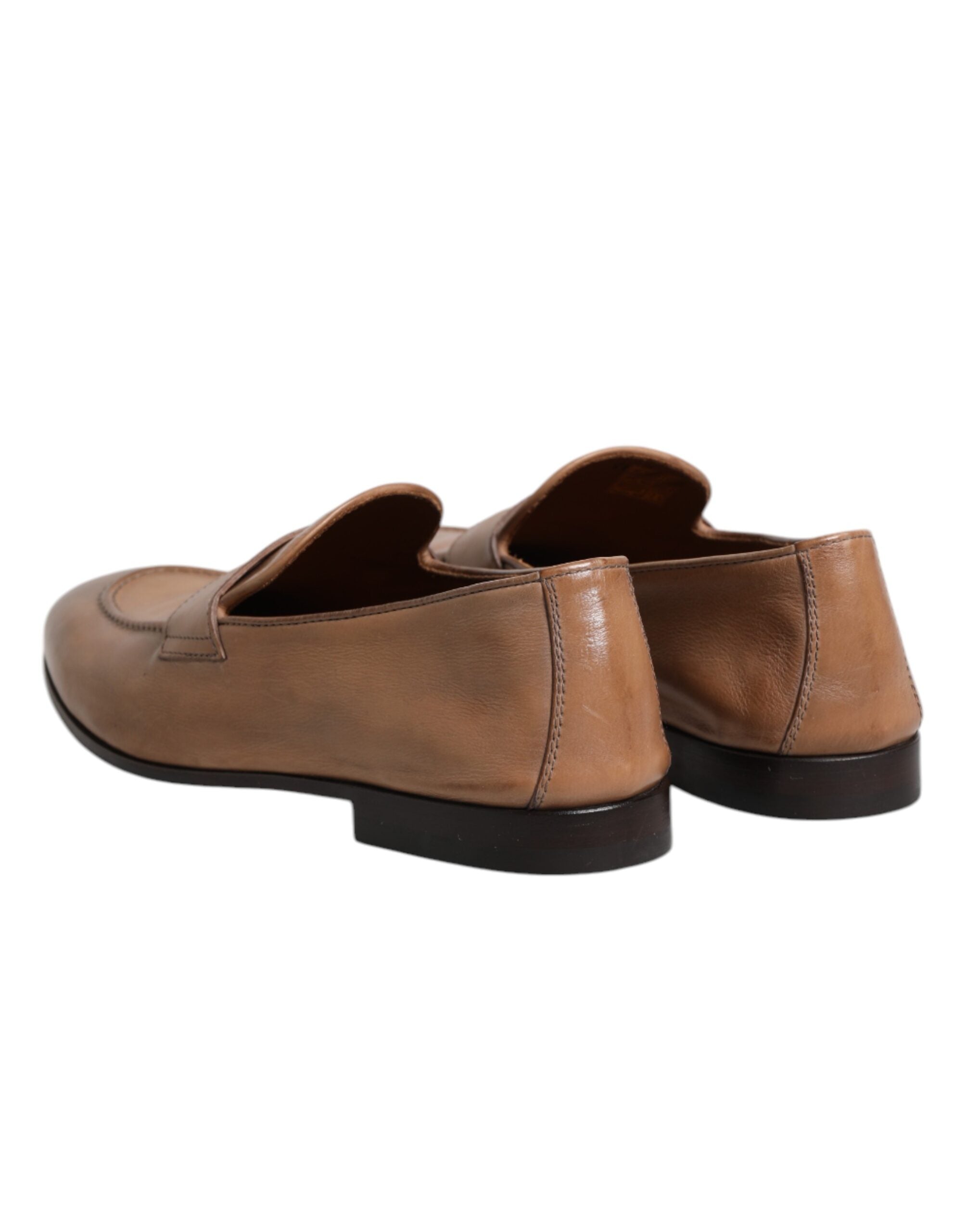 Brown Leather Loafer Dress Formal Shoes