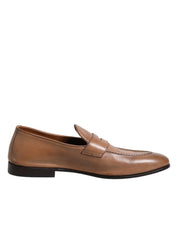 Brown Leather Loafer Dress Formal Shoes