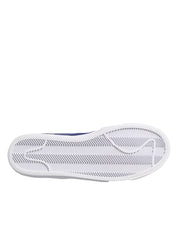 White Blue Lace Up Low Top Drop-Type PRM Sneakers Shoes