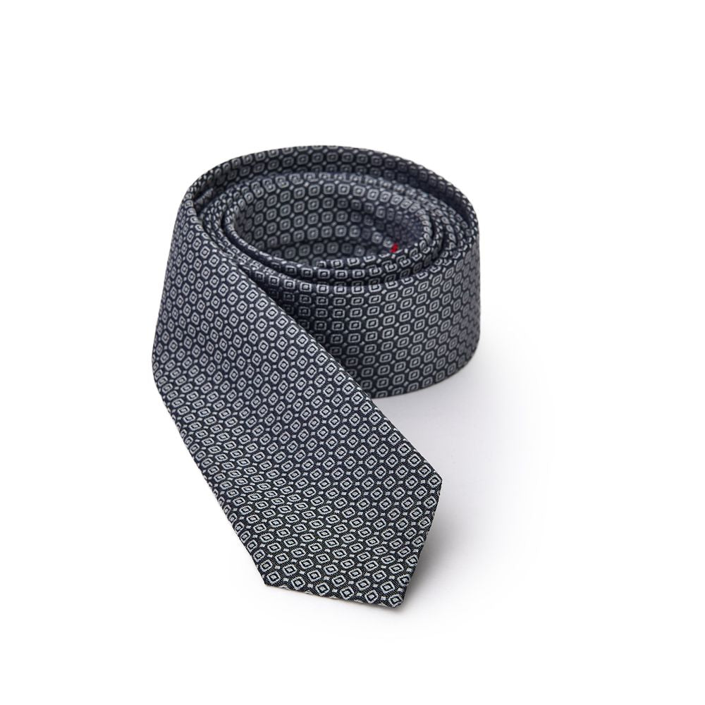Gray Silk Tie
