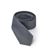 Gray Silk Tie