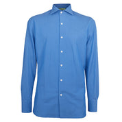 Blue Cotton Men's Shirt