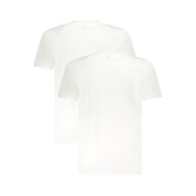 White Cotton Men Underwear Shirt