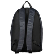 Blue Polyester Men Backpack