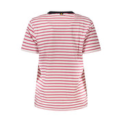 Pink Cotton Women T-Shirt
