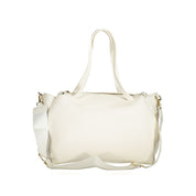 Bianco Polyurethane Woman Handbag