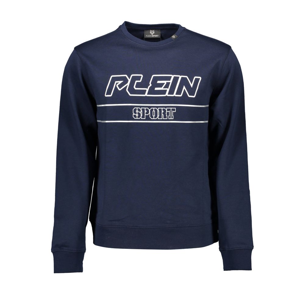 Blue Cotton Men's Sweatshirt