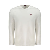 White Cotton Men T-Shirt