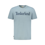 Light Blue Organic Cotton Men T-Shirt