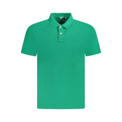 Green Cotton Polo Shirt