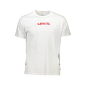White Cotton Men T-Shirt