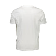 White Cotton Men T-Shirt