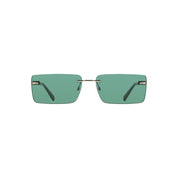 Green Metal Women Sunglass