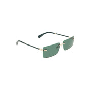 Green Metal Women Sunglass