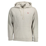 Gray Cotton Men Sweatshirt