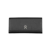 Black Polyurethane Women Wallet