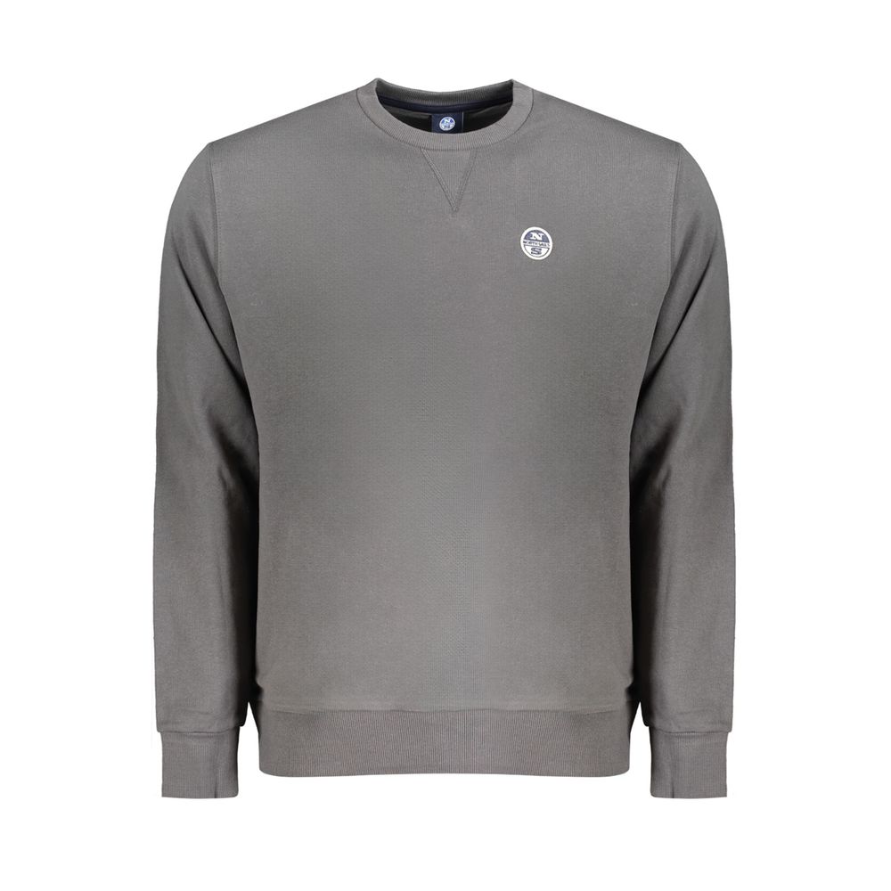 Grigio Cotton Men Sweatshirt