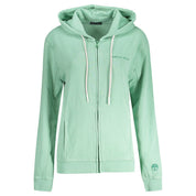 Green Cotton Women Sweater