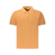 Arancione Cotton Men Polo