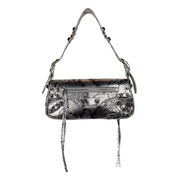 Gray Calfskin Handbag