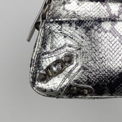 Gray Calfskin Handbag